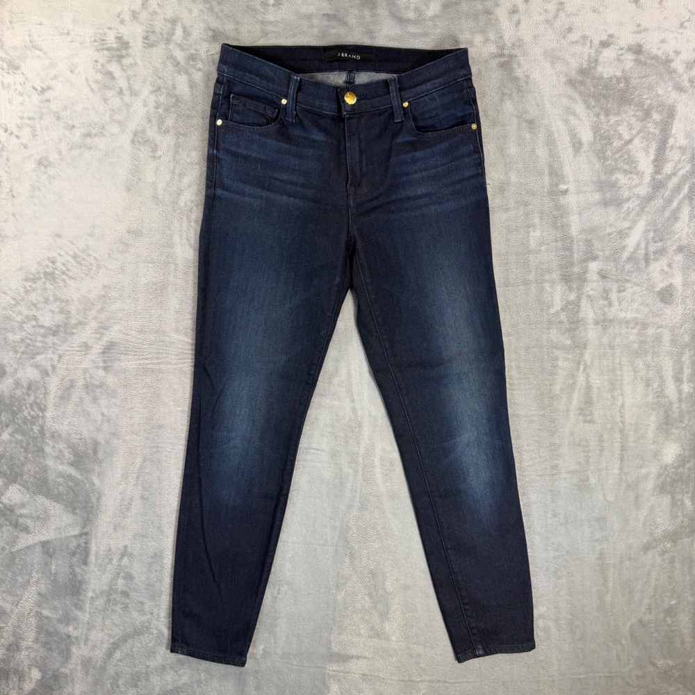 J Brand Capri Skinny Jeans Women's Size 26 Blue Dark Wash Dark Innovation Denim